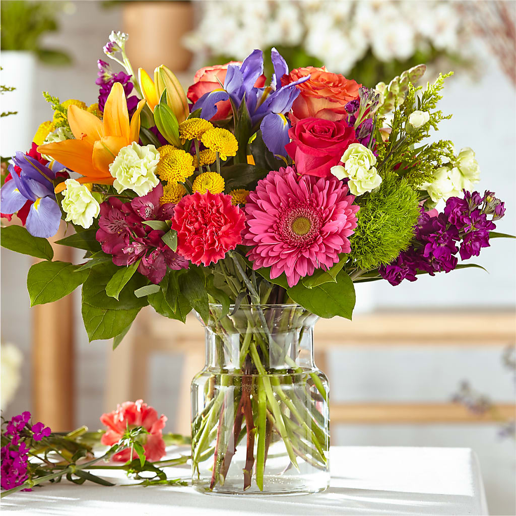 Bold & Bright – A Florist Original – J ALEXANDER'S FLORIST, Jackson MI
