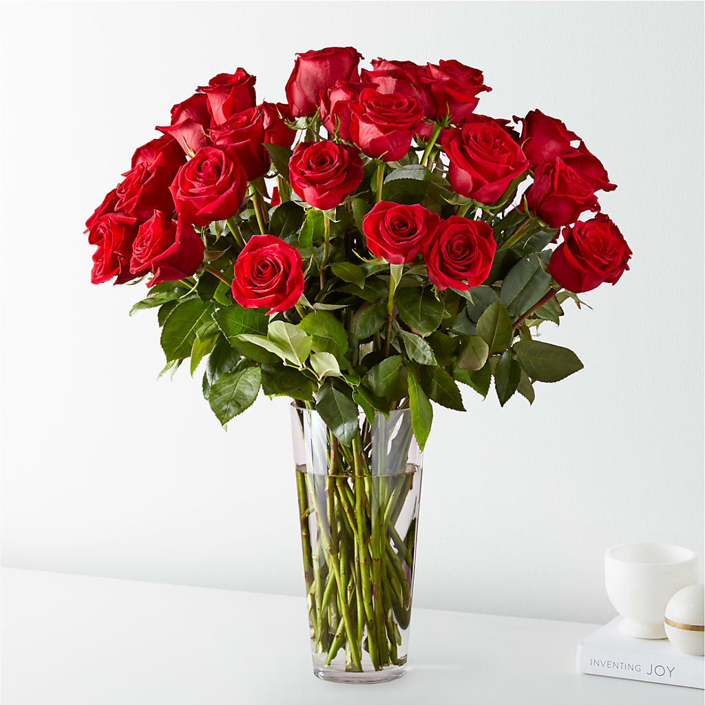 Long Stem Red Rose Bouquet – J ALEXANDER'S FLORIST, Jackson MI