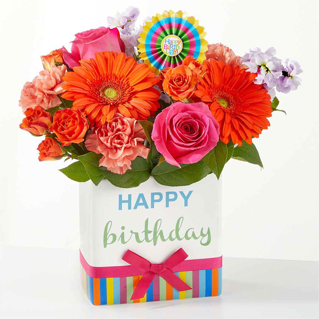 Birthday Surprise Bouquet – J ALEXANDER'S FLORIST, Jackson MI