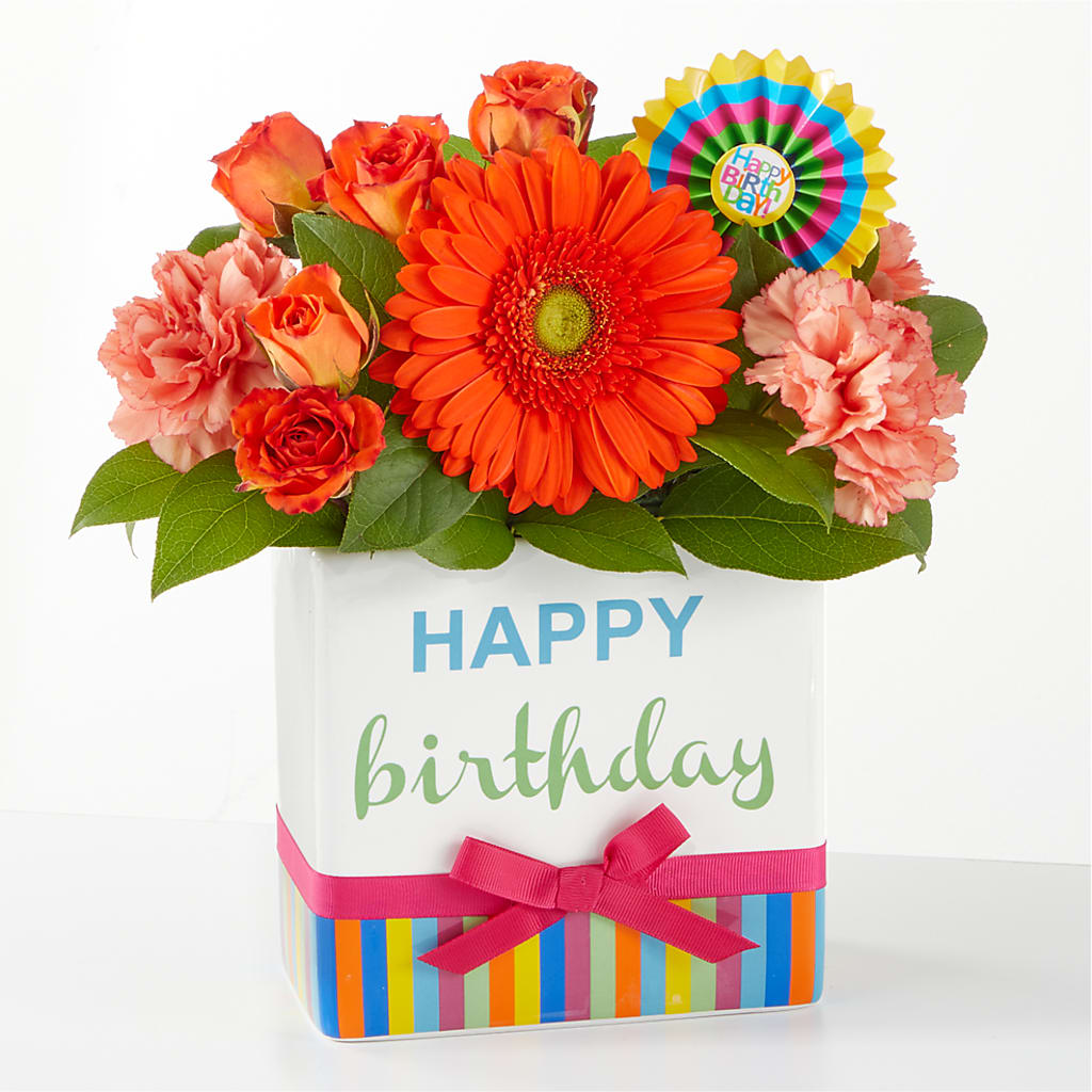 Birthday Surprise Bouquet – J ALEXANDER'S FLORIST, Jackson MI