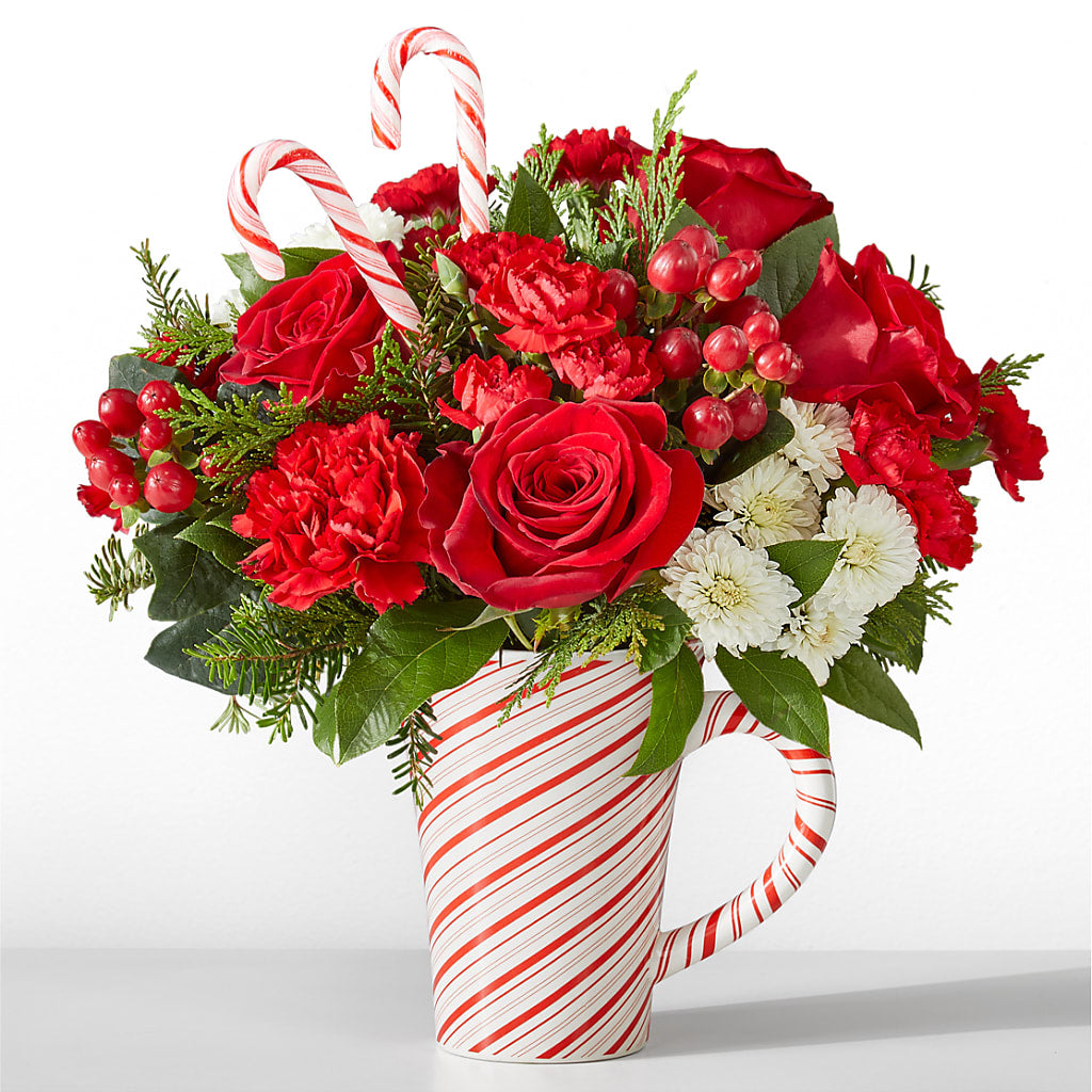 Peppermint Swirl Mug – J ALEXANDER'S FLORIST, Jackson MI