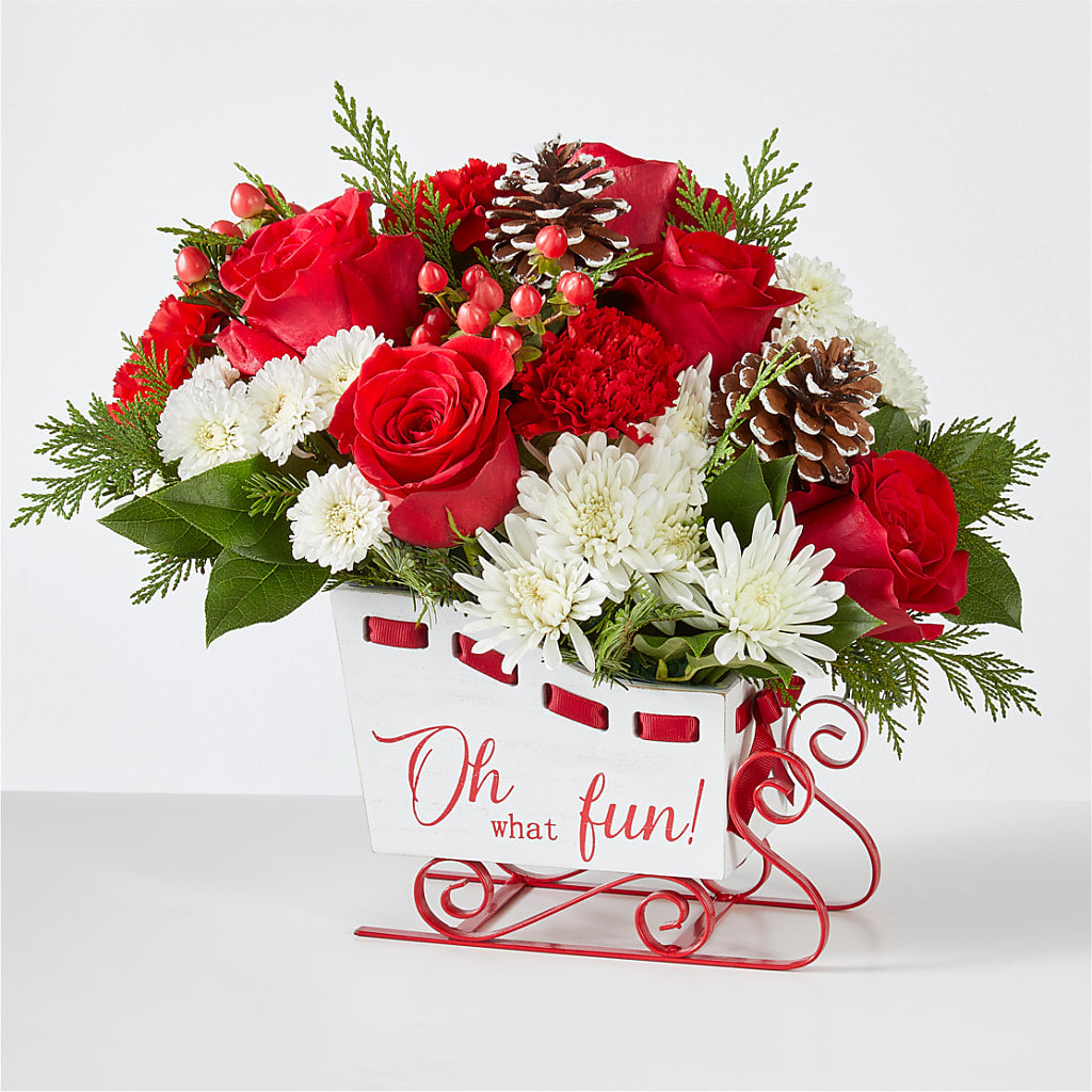 Sleigh Bells Bouquet – J ALEXANDER'S FLORIST, Jackson MI