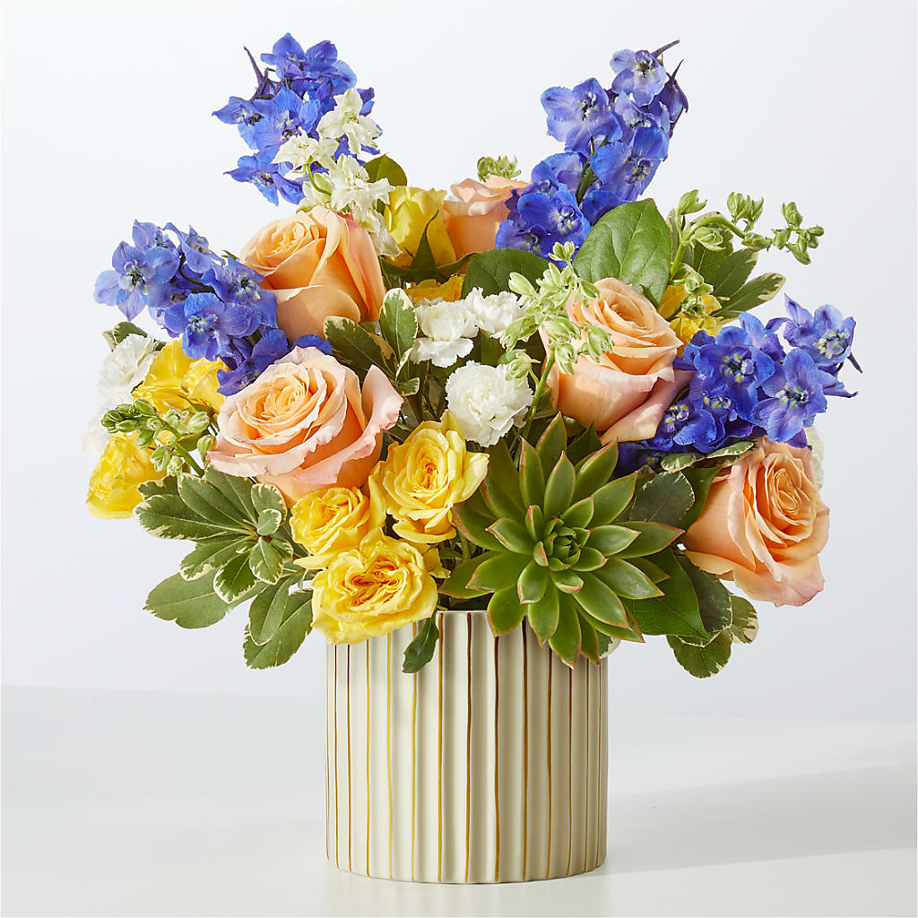 Cobalt Reverie Bouquet – J ALEXANDER'S FLORIST, Jackson MI