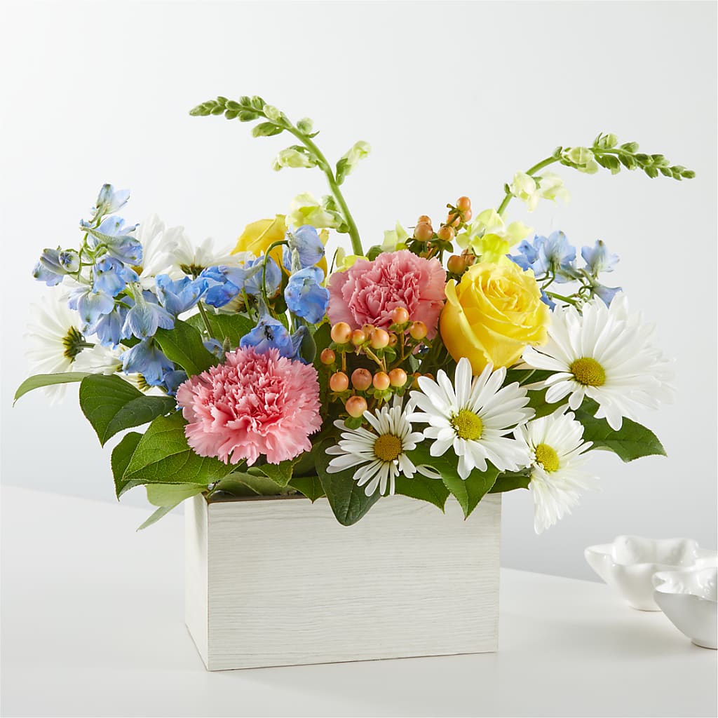 Sun Salutation Box Bouquet – J ALEXANDER'S FLORIST, Jackson MI