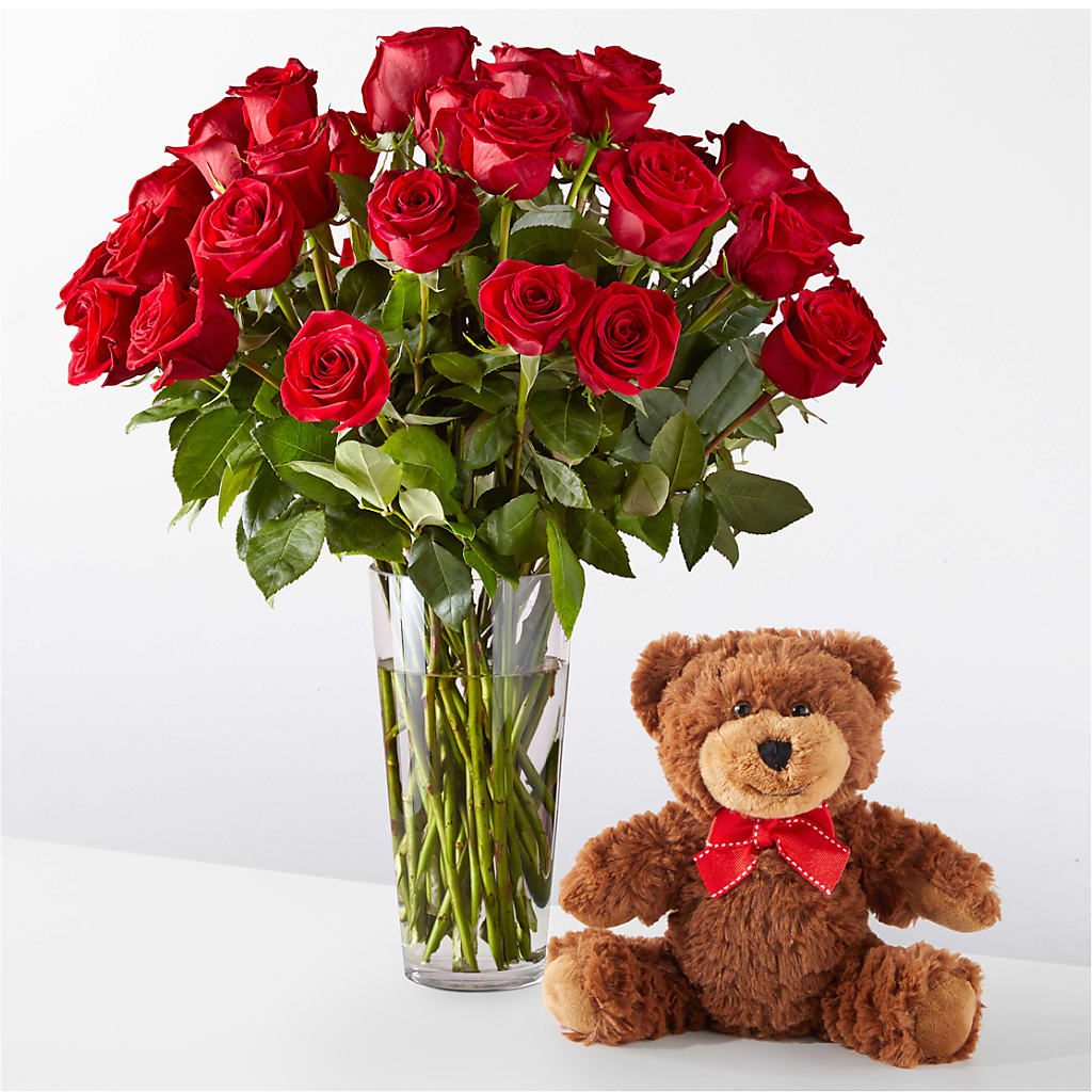 Romantic Long Stem Red Rose Bouquet Bundles – J ALEXANDER'S FLORIST, Jackson MI