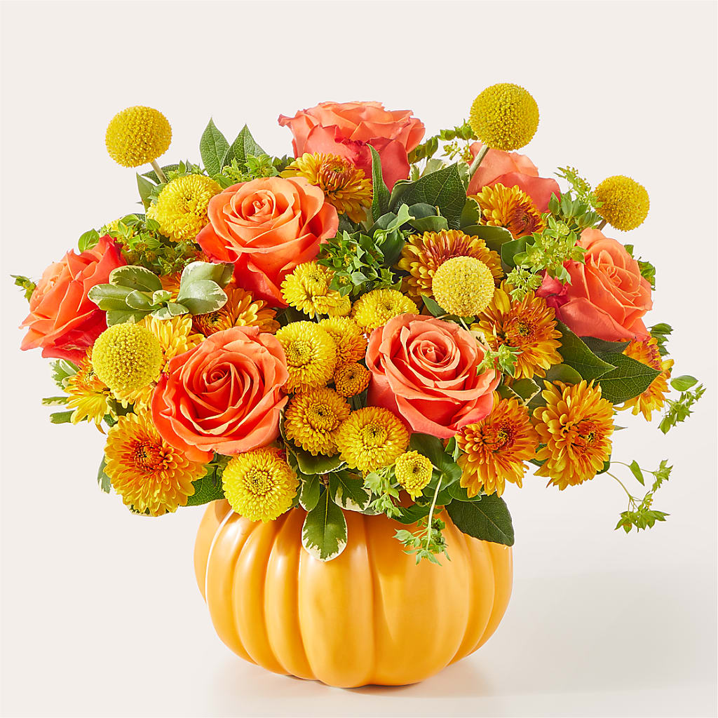 Gourdgeous Pumpkin – J ALEXANDER'S FLORIST, Jackson MI