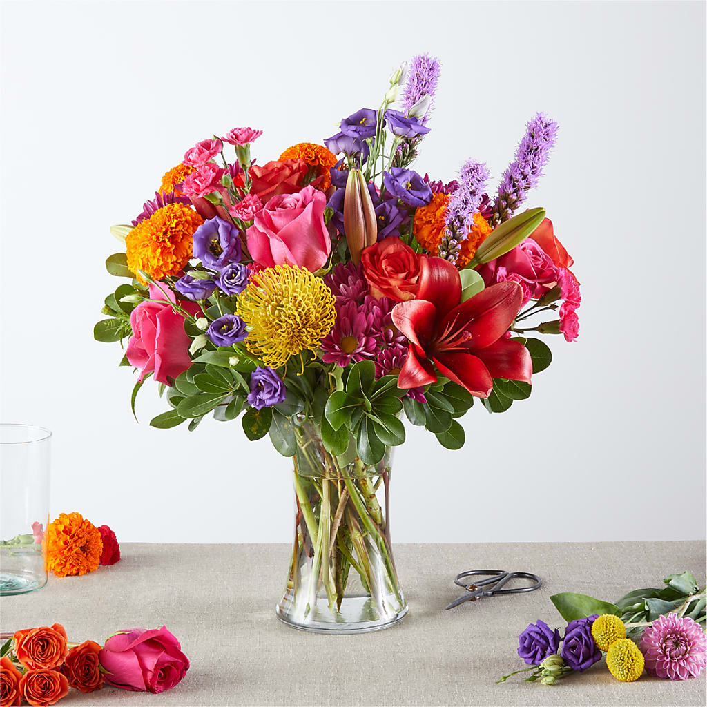 Feast of Color – A Florist Original – J ALEXANDER'S FLORIST, Jackson MI