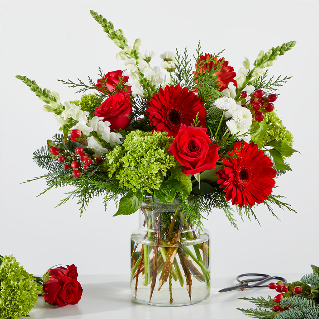 Merry Moment Bouquet – A Florist Original – J ALEXANDER'S FLORIST, Jackson MI
