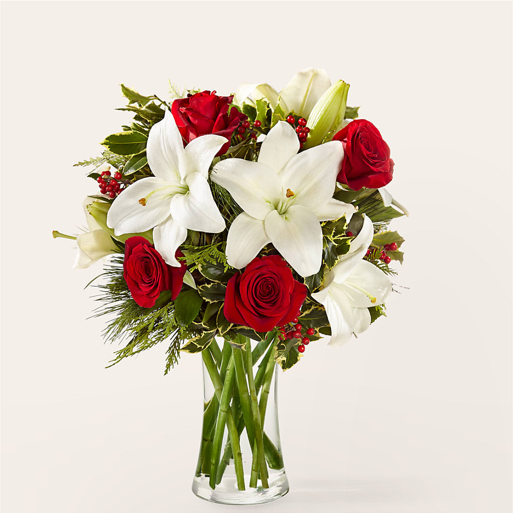 Sparkling Snowflakes Bouquet – J ALEXANDER'S FLORIST, Jackson MI
