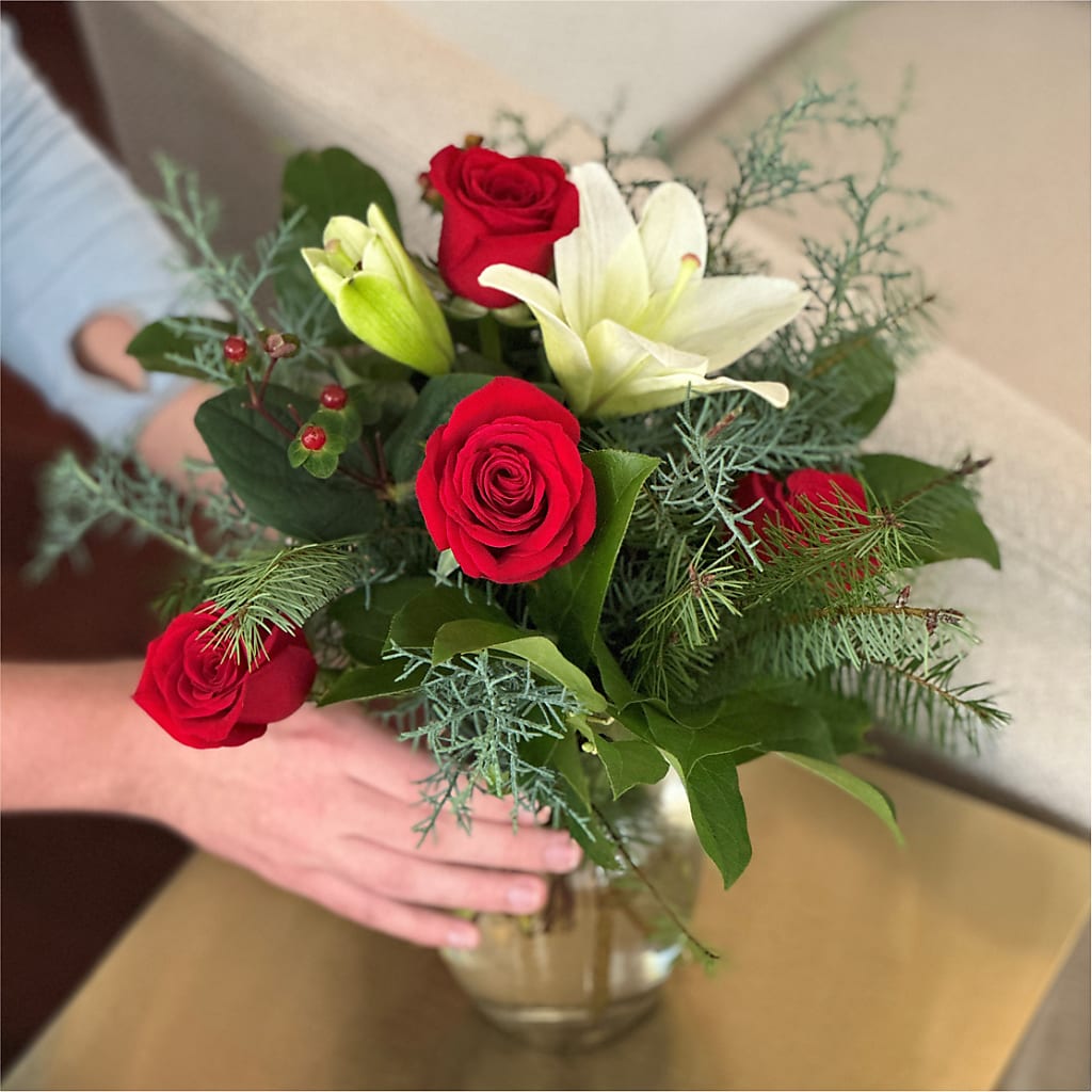 Glittering Lights Bouquet – J ALEXANDER'S FLORIST, Jackson MI