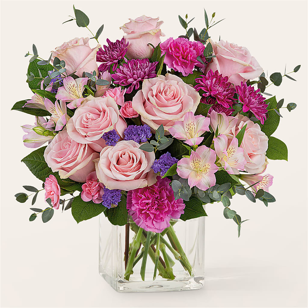 Rosy Radiance Bouquet – J ALEXANDER'S FLORIST, Jackson MI