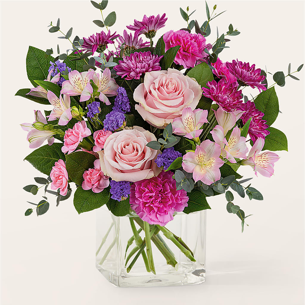 Rosy Radiance Bouquet – J ALEXANDER'S FLORIST, Jackson MI