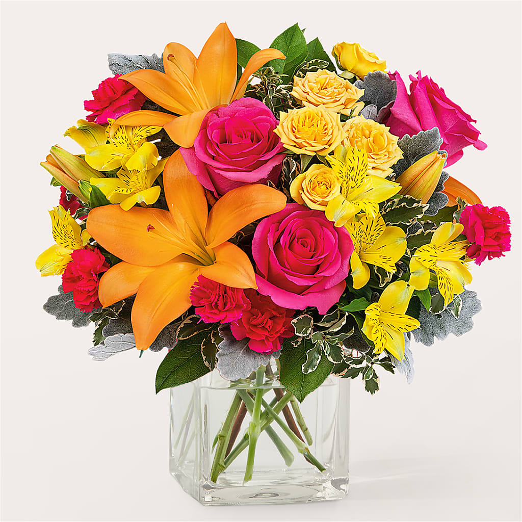 To the Tropics Bouquet – J ALEXANDER'S FLORIST, Jackson MI