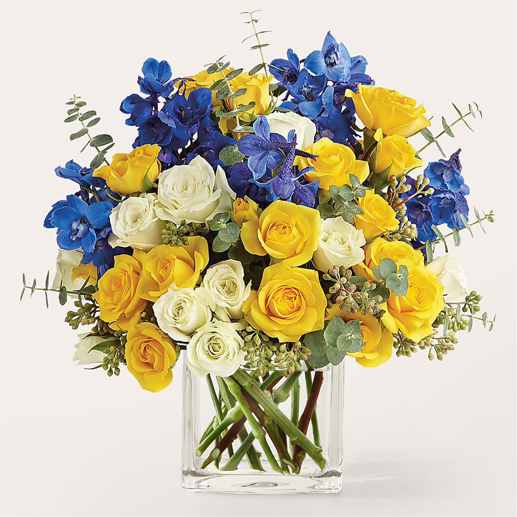 Sparkling Citrine Bouquet – J ALEXANDER'S FLORIST, Jackson MI