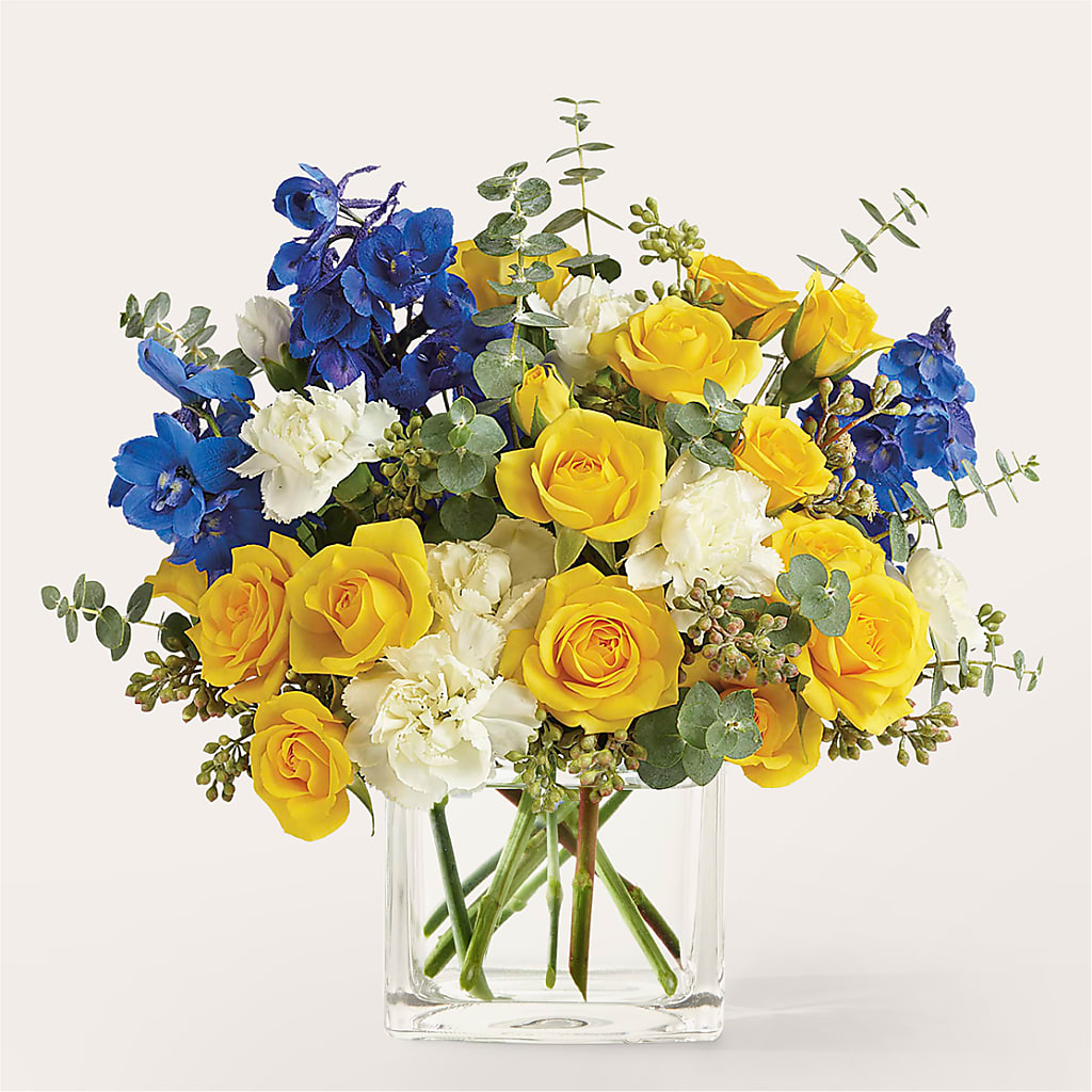 Sparkling Citrine Bouquet – J ALEXANDER'S FLORIST, Jackson MI