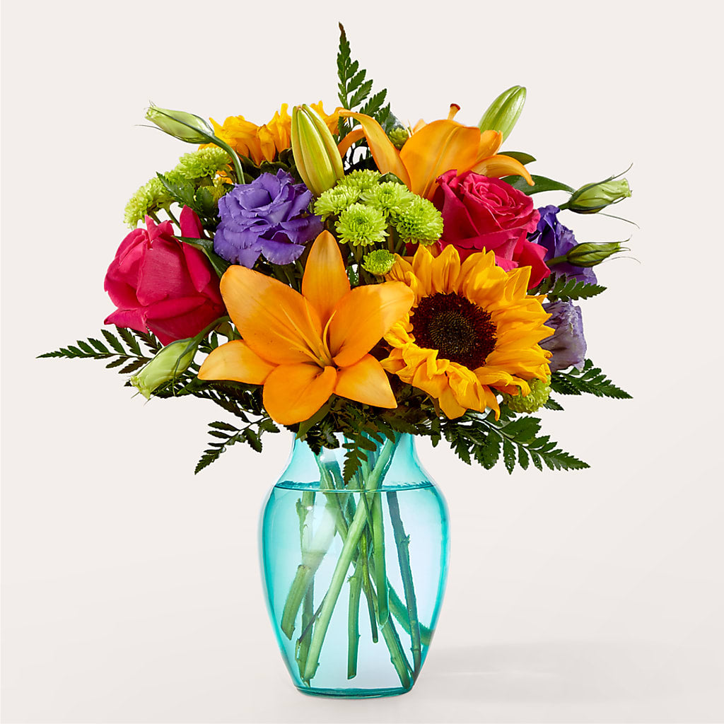 Double Rainbow Bouquet – J ALEXANDER'S FLORIST, Jackson MI