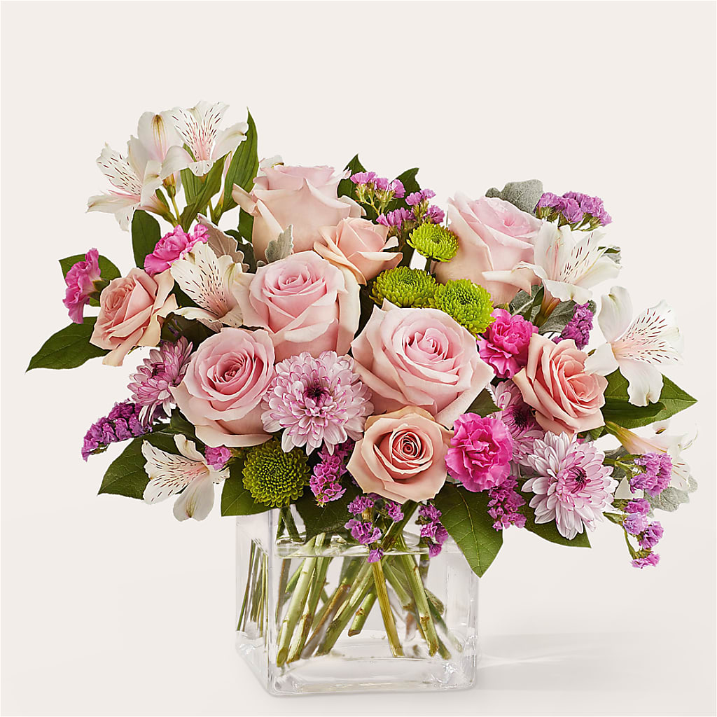 Pink Suede Bouquet – J ALEXANDER'S FLORIST, Jackson MI
