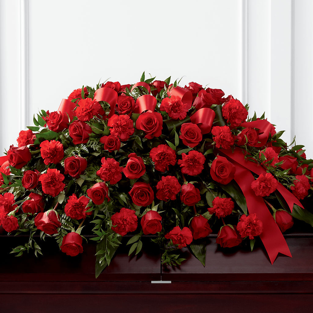 Tribute of Life Casket Spray – J ALEXANDER'S FLORIST, Jackson MI