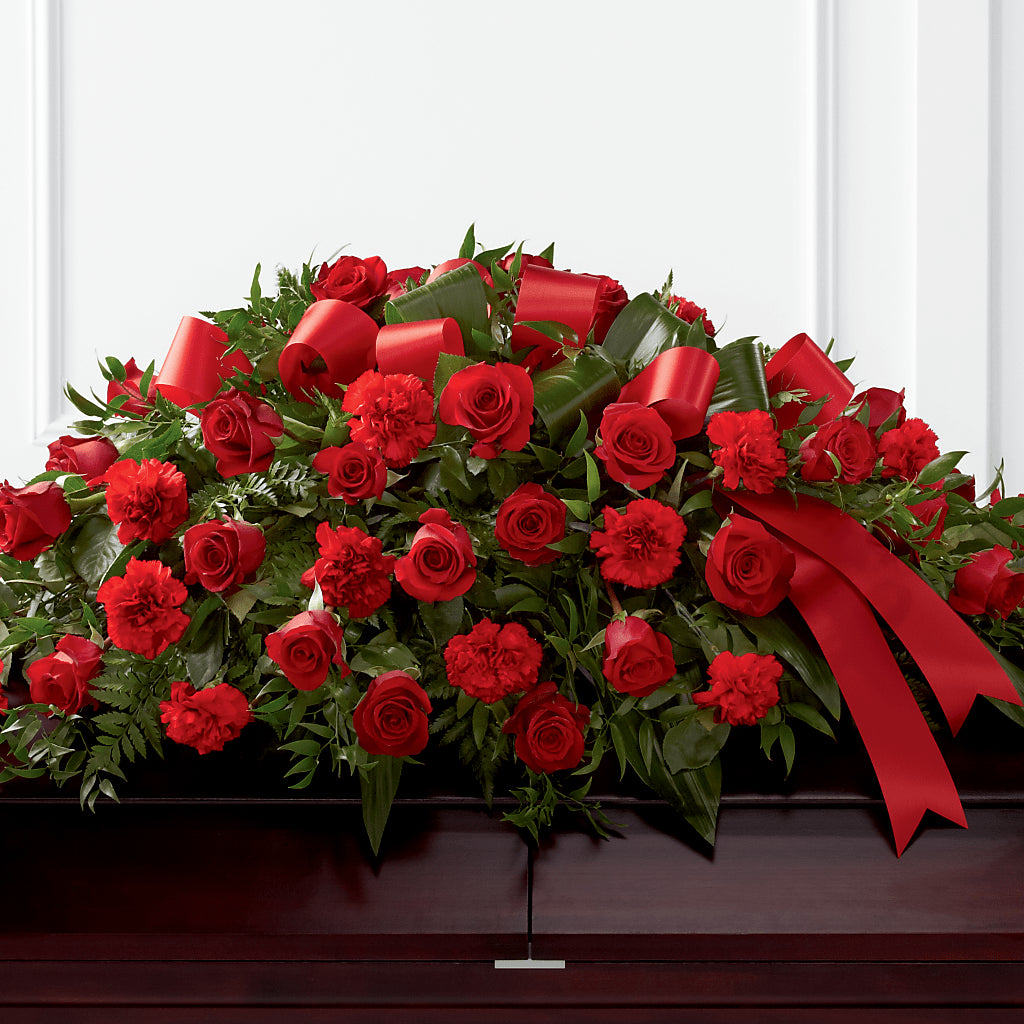 Tribute of Life Casket Spray – J ALEXANDER'S FLORIST, Jackson MI