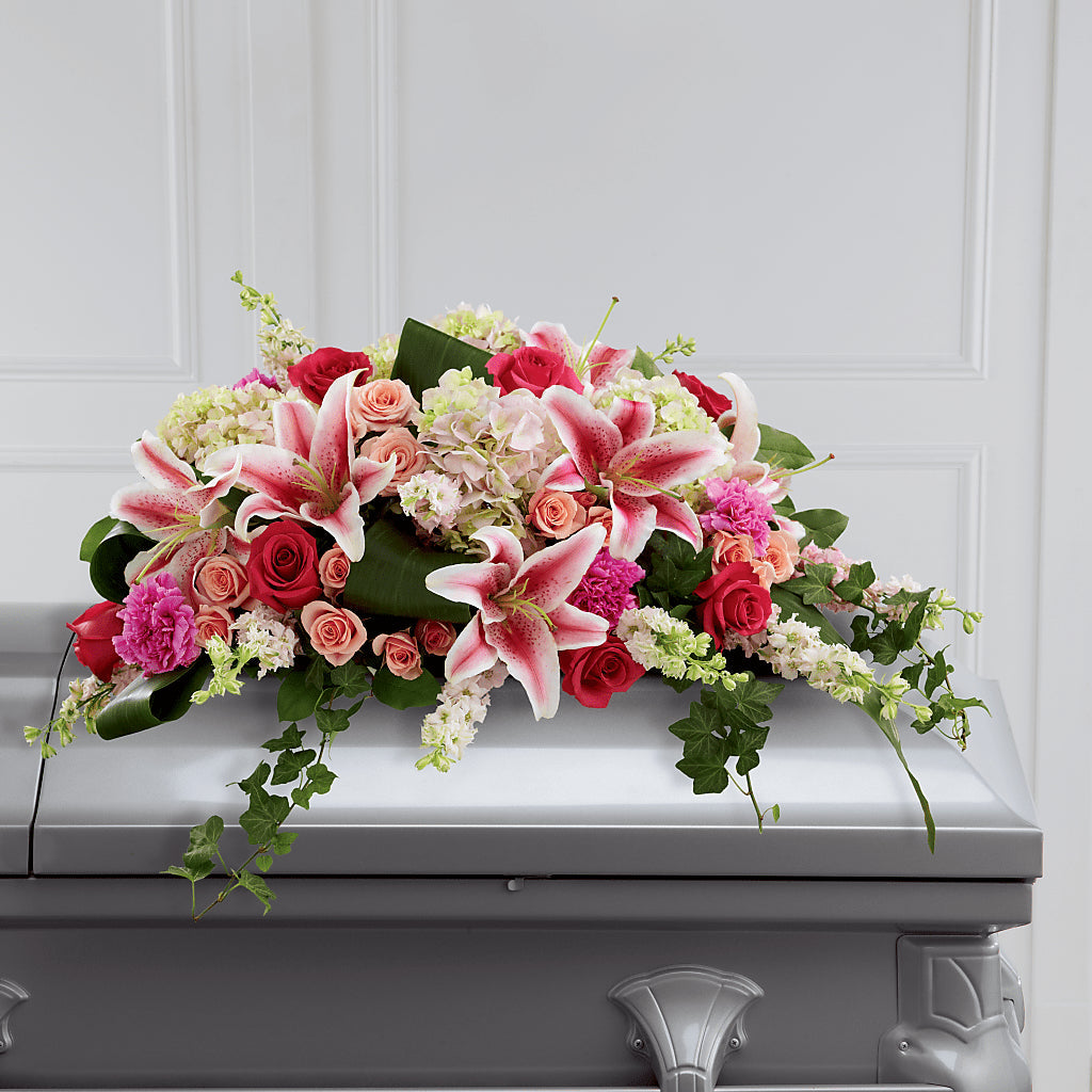 Splendid Grace Casket Spray – J ALEXANDER'S FLORIST, Jackson MI