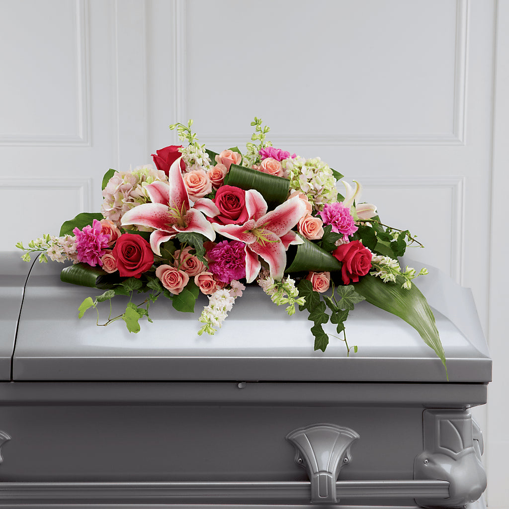 Splendid Grace Casket Spray – J ALEXANDER'S FLORIST, Jackson MI