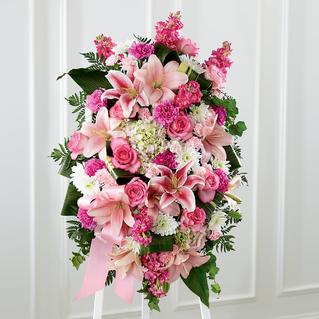 Comforting Standing Spray – J ALEXANDER'S FLORIST, Jackson MI
