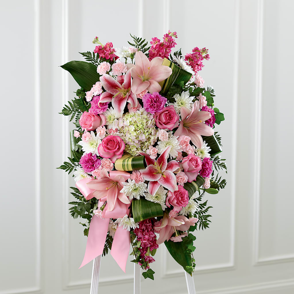 Comforting Standing Spray – J ALEXANDER'S FLORIST, Jackson MI