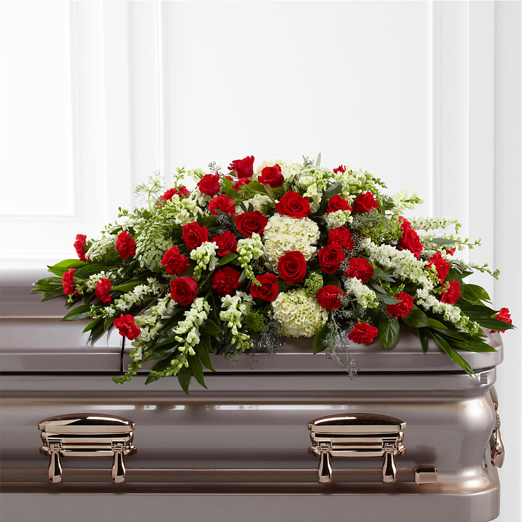 Sincerity Casket Spray – J ALEXANDER'S FLORIST, Jackson MI