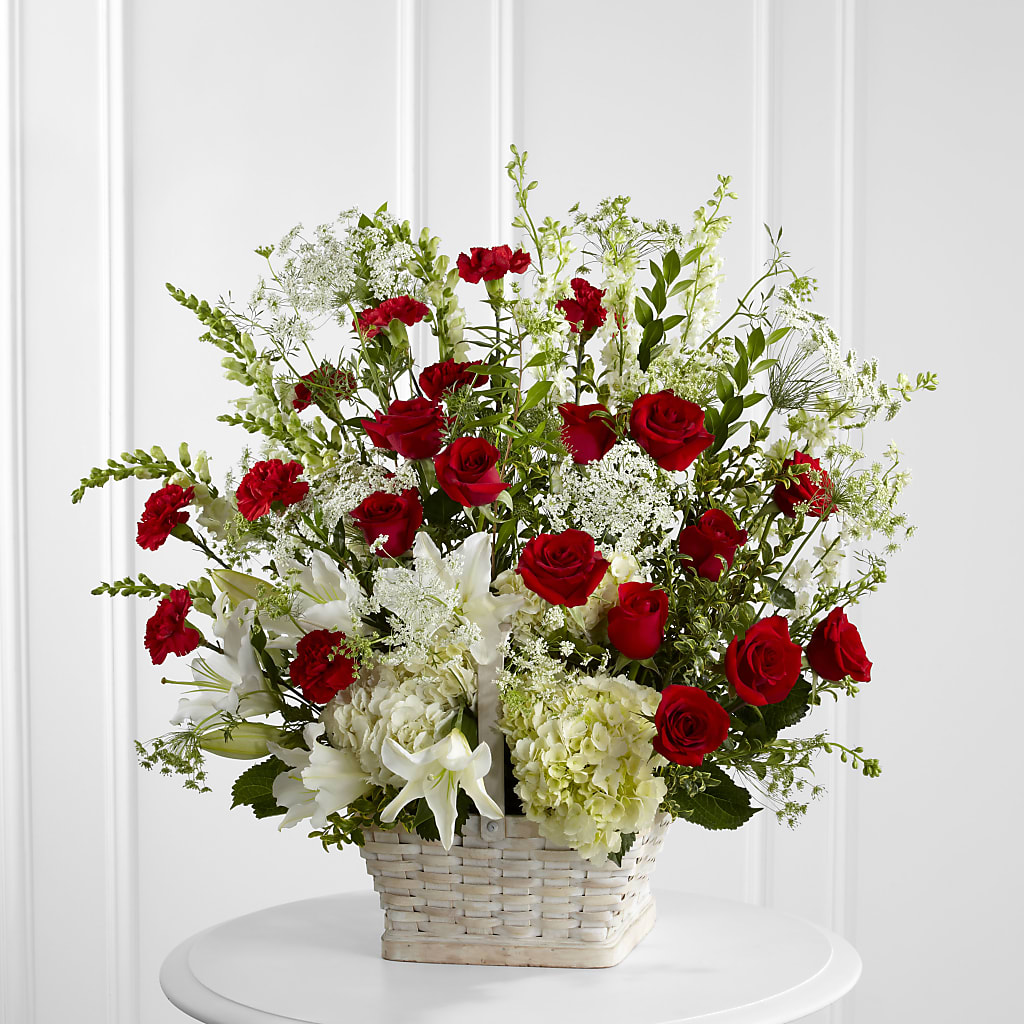 In Loving Memory Arrangement – J ALEXANDER'S FLORIST, Jackson MI