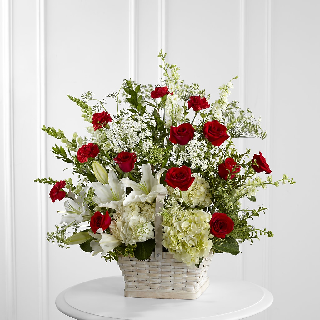In Loving Memory Arrangement – J ALEXANDER'S FLORIST, Jackson MI