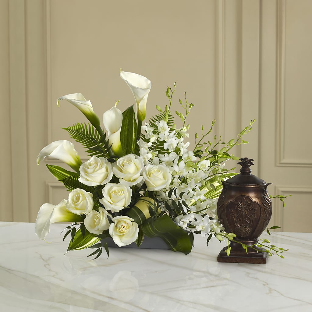 At Peace Arrangement – J ALEXANDER'S FLORIST, Jackson MI