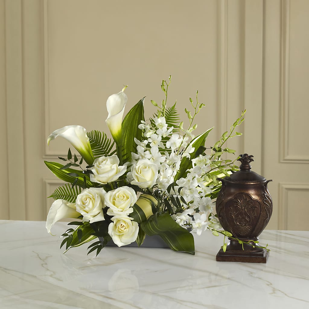 At Peace Arrangement – J ALEXANDER'S FLORIST, Jackson MI