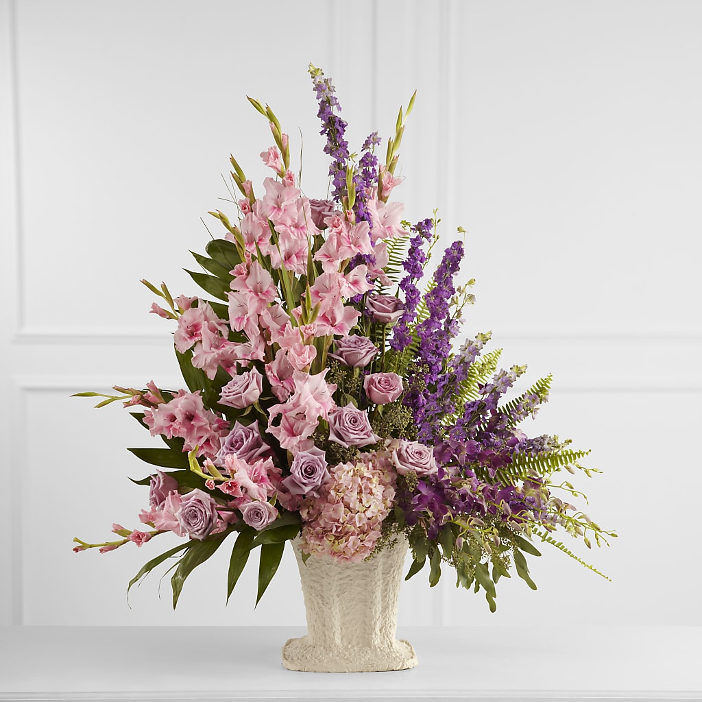 Flowing Garden Arrangement – J ALEXANDER'S FLORIST, Jackson MI