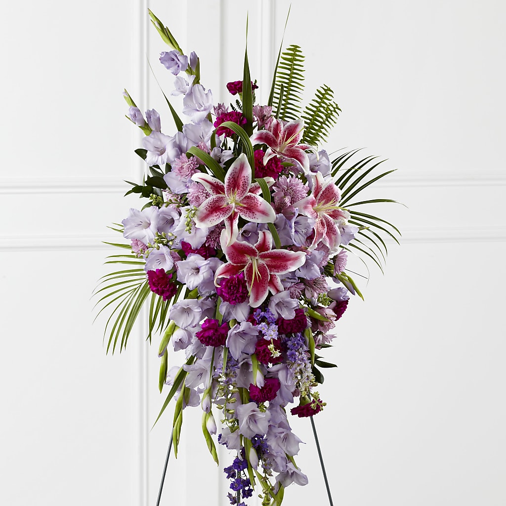 Tender Touch Standing Spray – J ALEXANDER'S FLORIST, Jackson MI