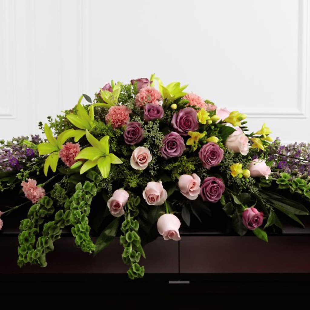 Forever Beloved Casket Spray – J ALEXANDER'S FLORIST, Jackson MI