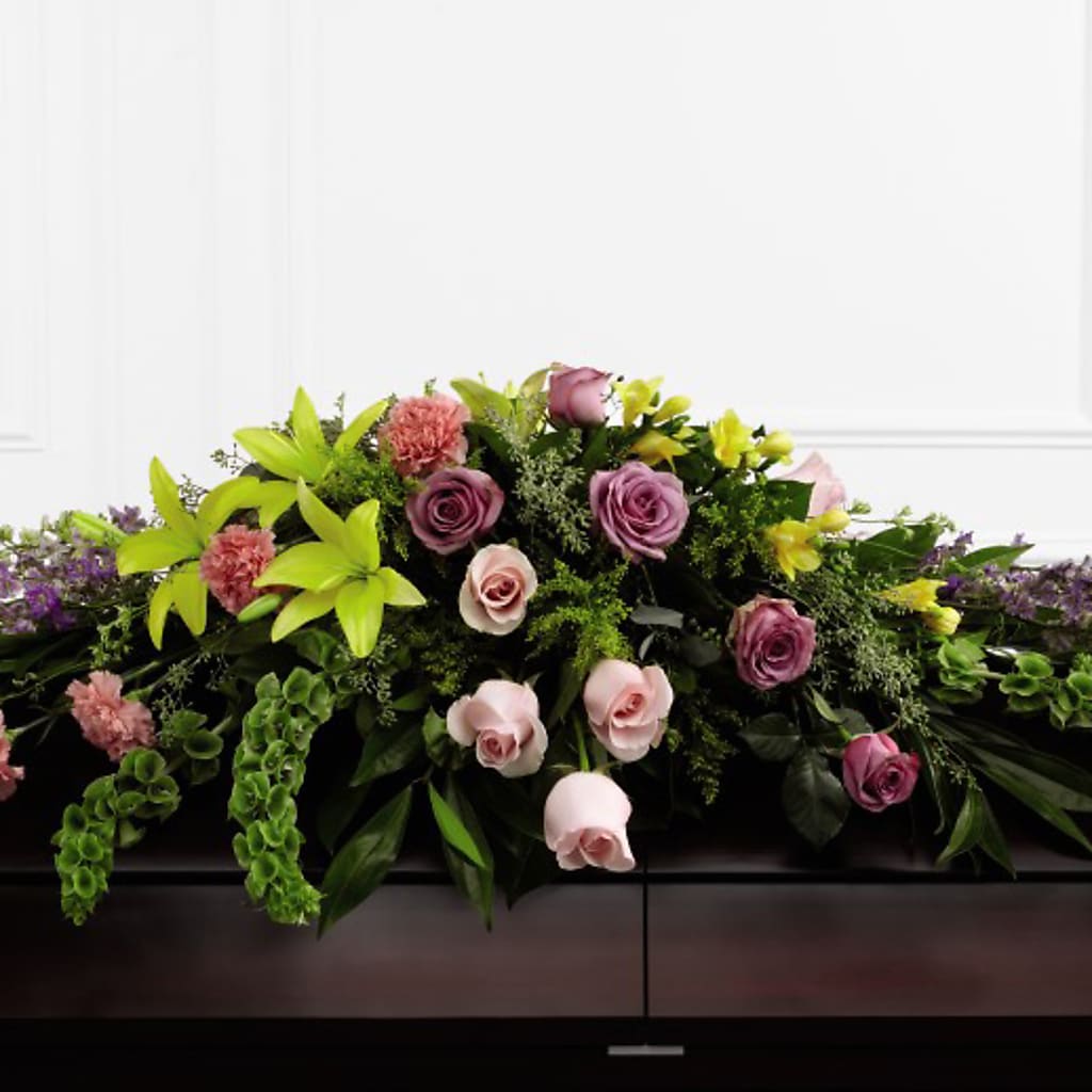 Forever Beloved Casket Spray – J ALEXANDER'S FLORIST, Jackson MI