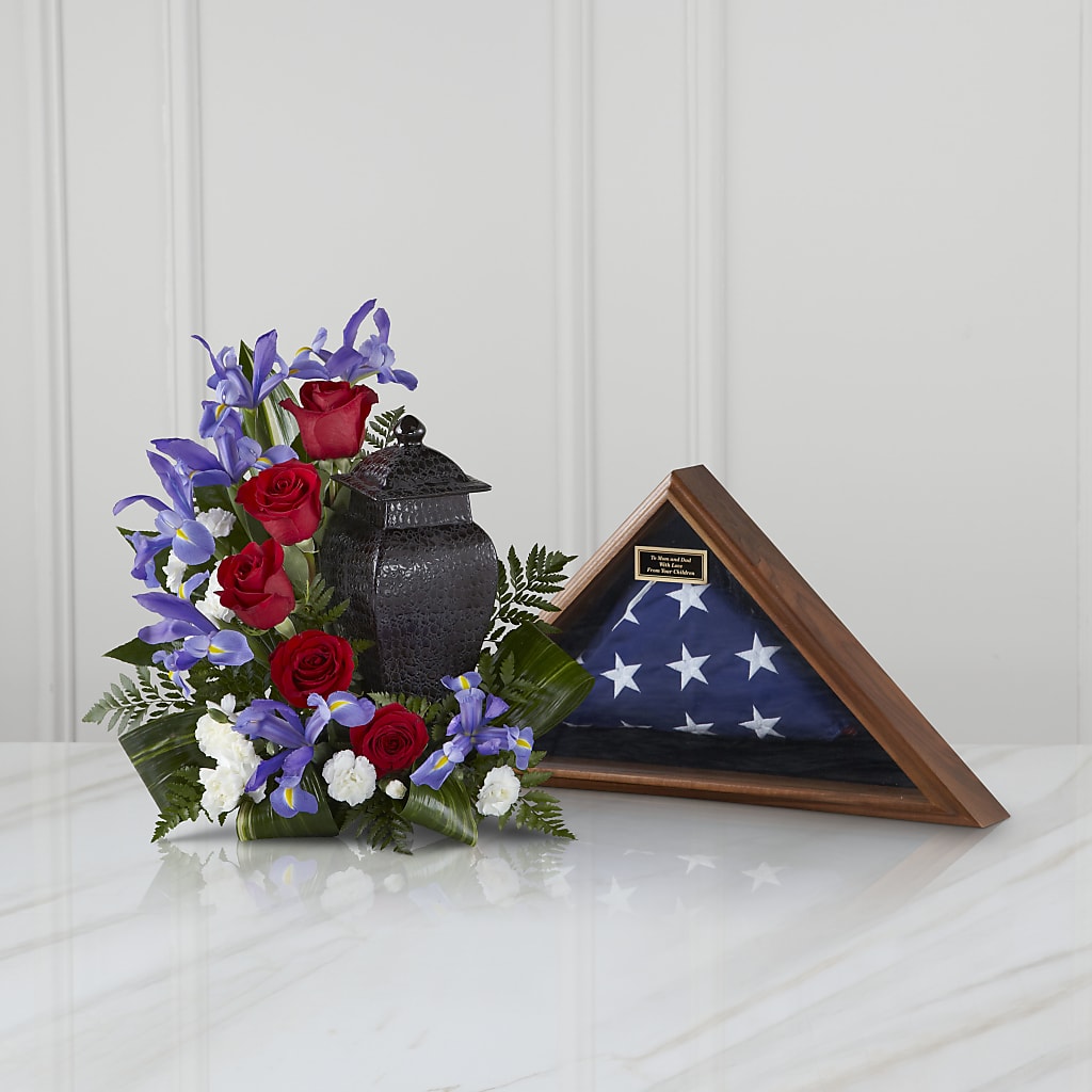 Patriotic Tribute Arrangement – J ALEXANDER'S FLORIST, Jackson MI