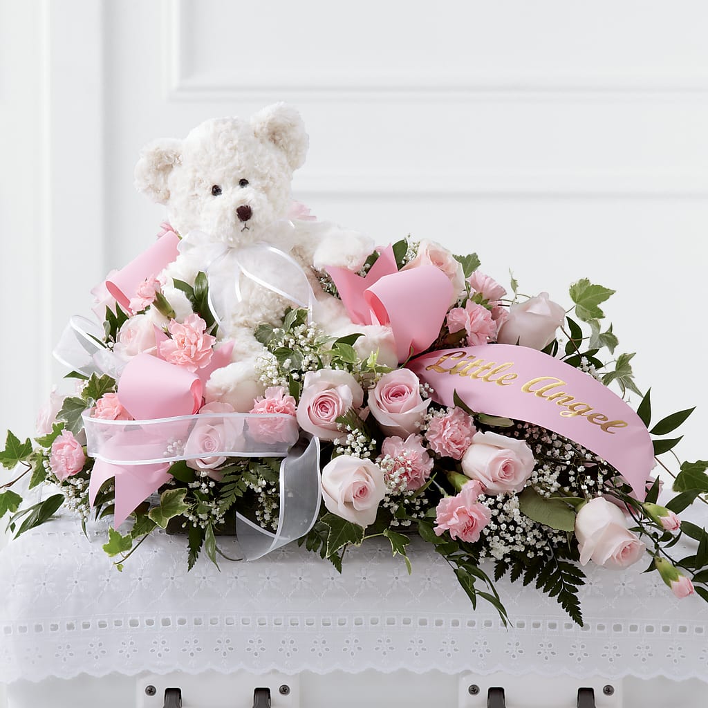 Touch of Sympathy Casket Spray – J ALEXANDER'S FLORIST, Jackson MI