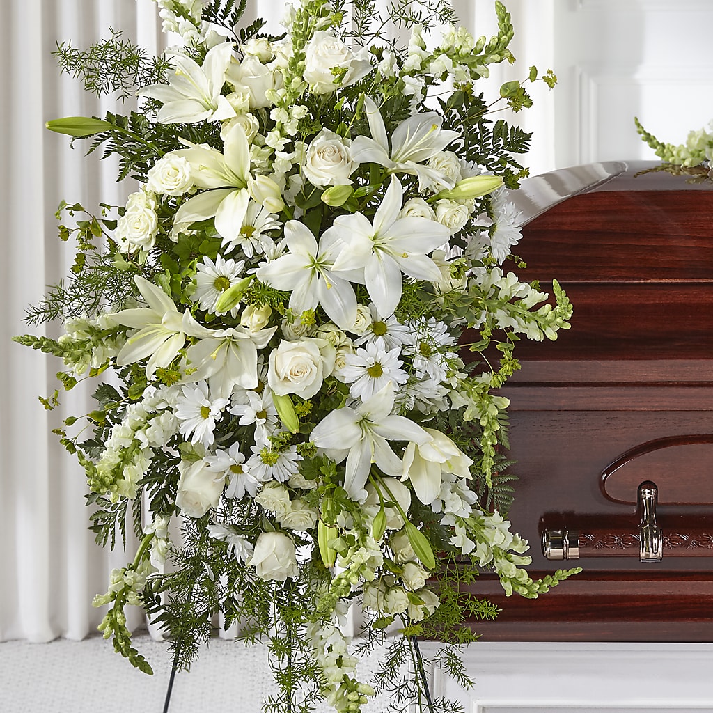 Loving Thoughts Standing Spray – J ALEXANDER'S FLORIST, Jackson MI