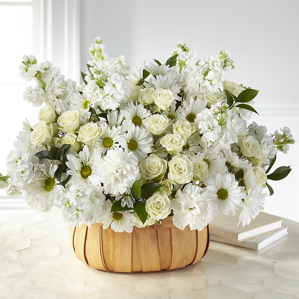 Graceful Garden Basket – J ALEXANDER'S FLORIST, Jackson MI