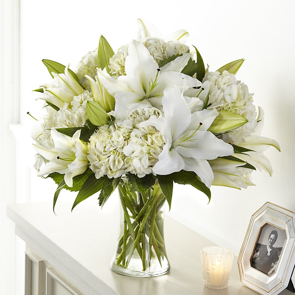 Compassionate Lily Bouquet – J ALEXANDER'S FLORIST, Jackson MI