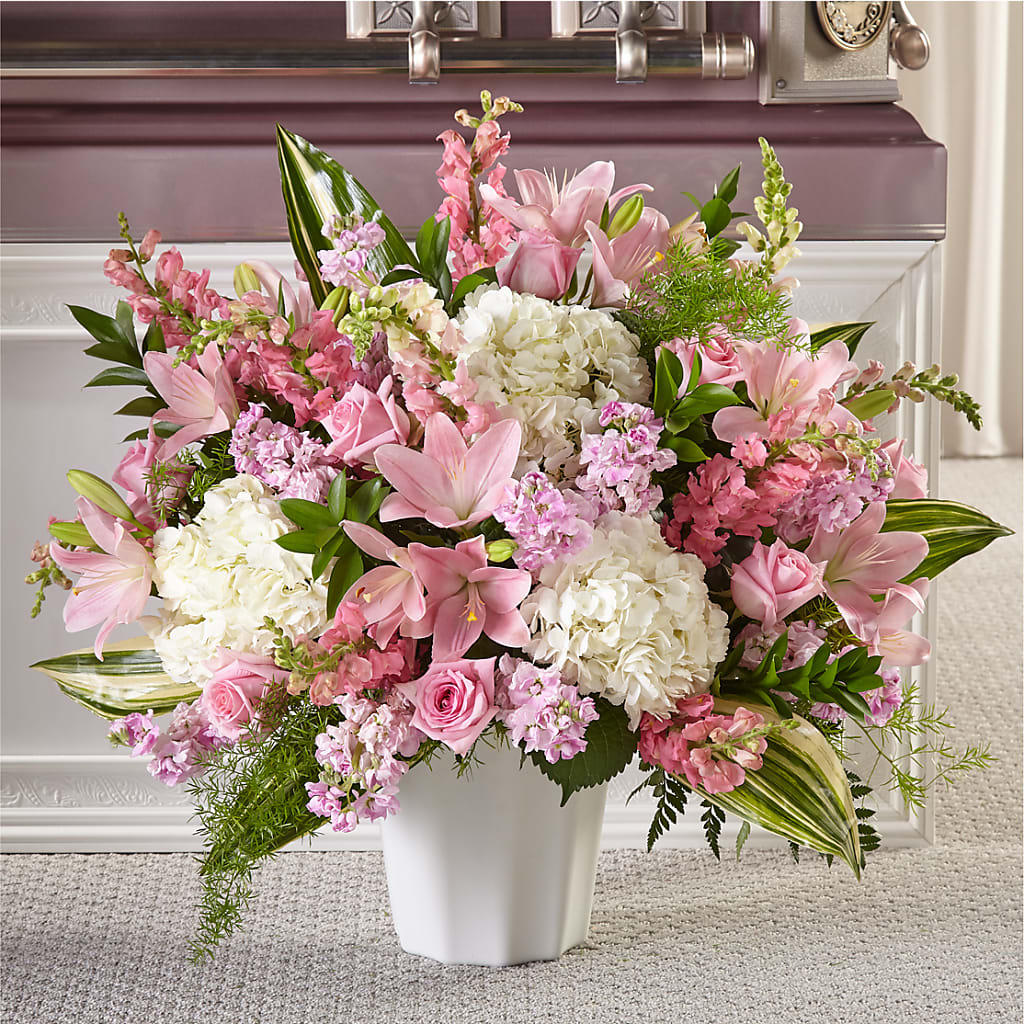 Simply Serene Floor Basket – J ALEXANDER'S FLORIST, Jackson MI