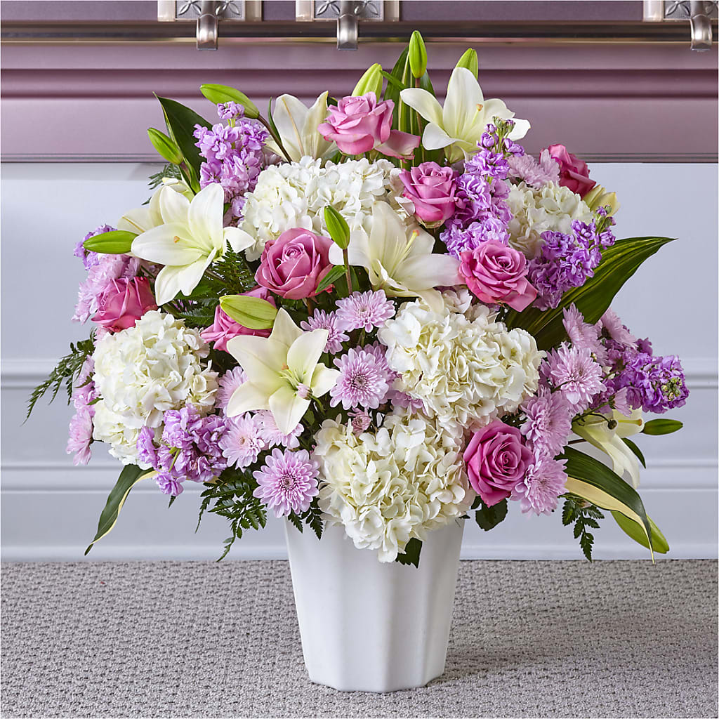 Heaven Sent Floor Basket – J ALEXANDER'S FLORIST, Jackson MI