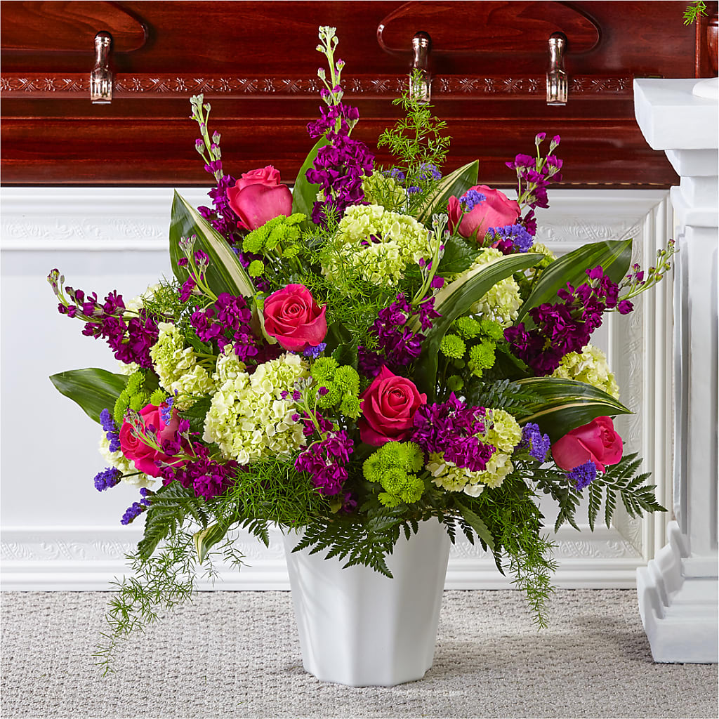 Beautiful Horizons Floor Basket – J ALEXANDER'S FLORIST, Jackson MI