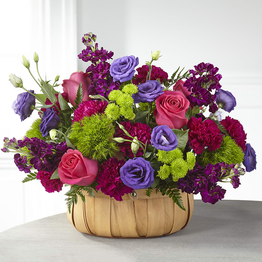 Serene Sanctuary Basket – J ALEXANDER'S FLORIST, Jackson MI