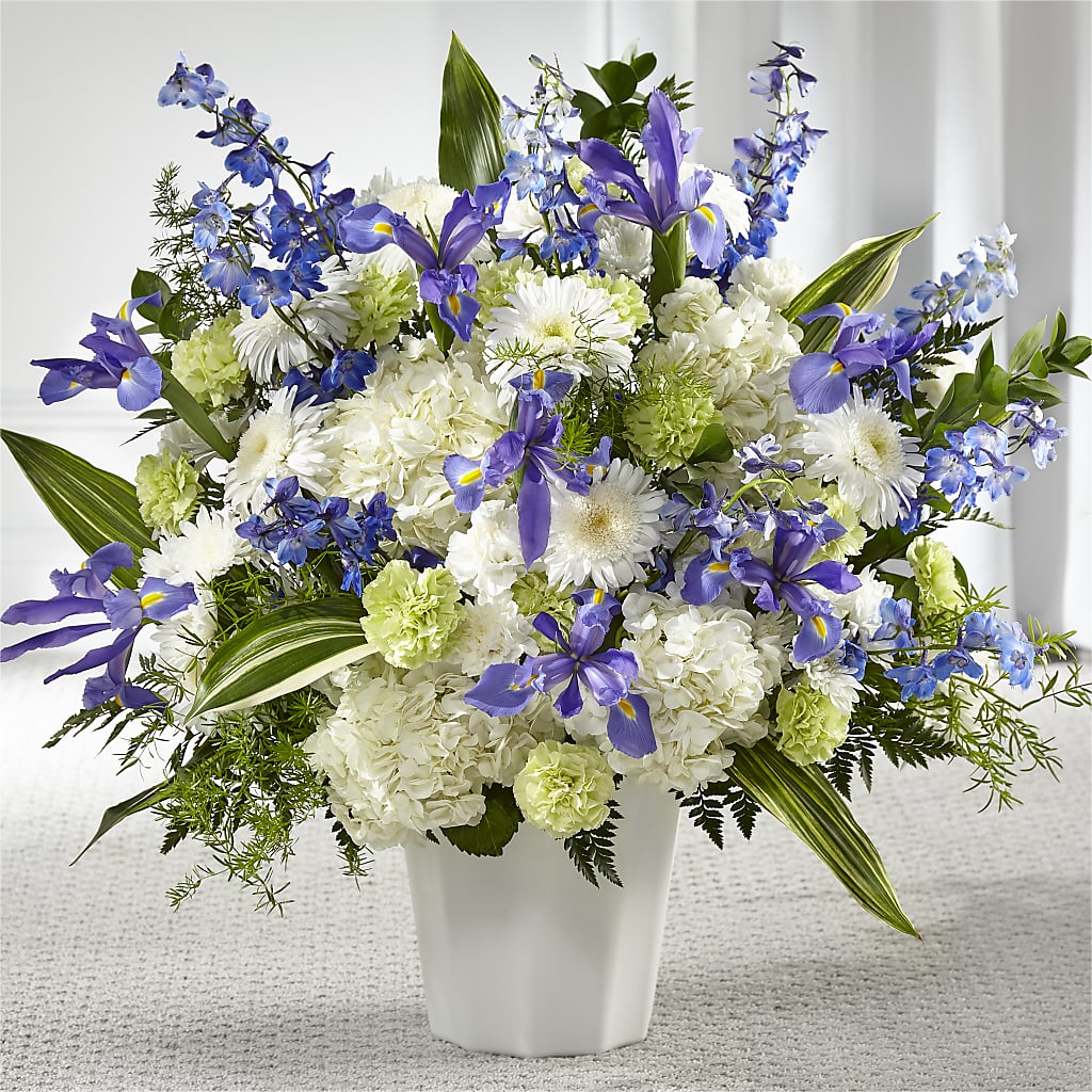 Soft Serenity Floor Basket – J ALEXANDER'S FLORIST, Jackson MI