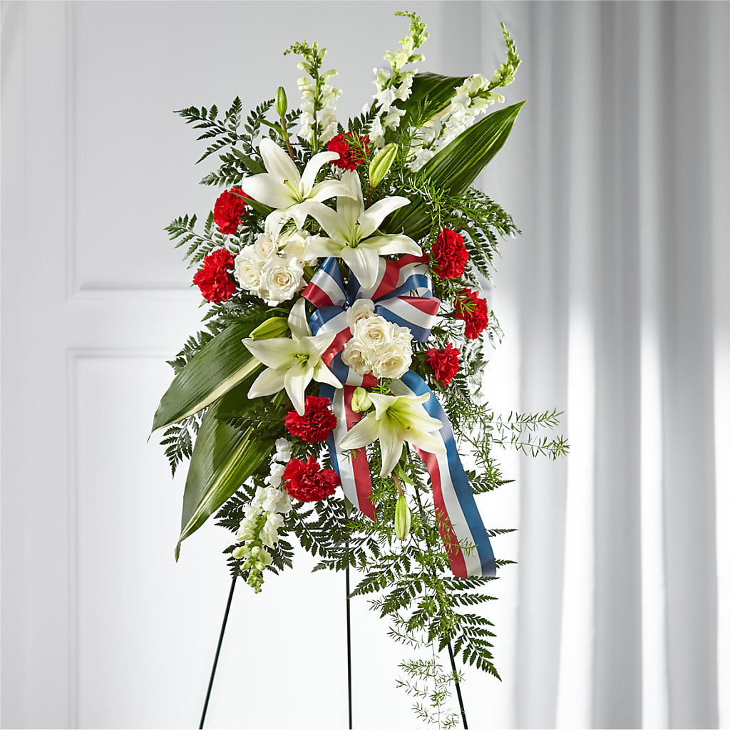 Stars of Life Standing Spray – J ALEXANDER'S FLORIST, Jackson MI