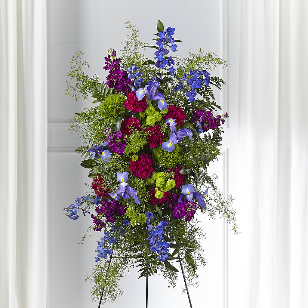Heavenly Skies Standing Spray – J ALEXANDER'S FLORIST, Jackson MI