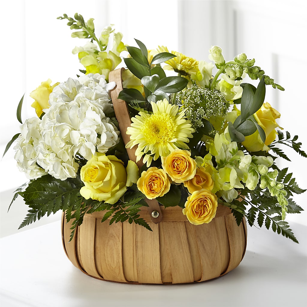 Rustic Remembrance Basket – J ALEXANDER'S FLORIST, Jackson MI