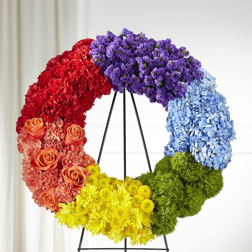 Circle of Love Wreath – J ALEXANDER'S FLORIST, Jackson MI